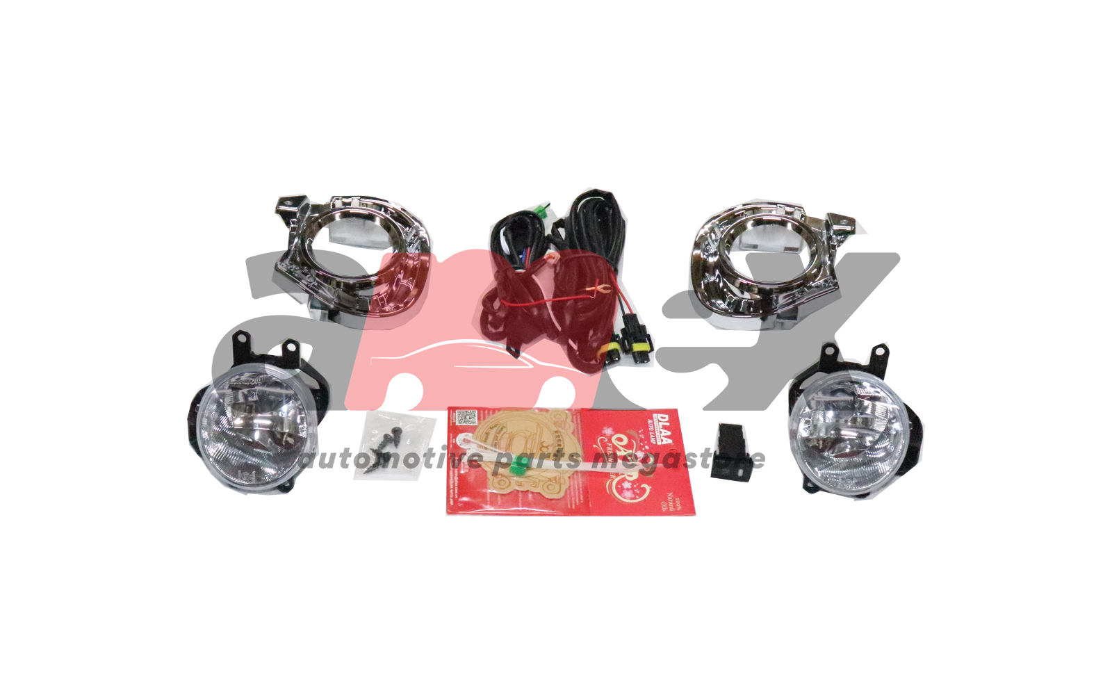 Fog Lamp Kit Toyota Axio Fielder Chrome Cover Amex