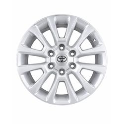 Rims 18 Inch Silver ET+25 H*PCD 6X139.7 CB 106.2