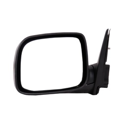Isuzu Dmax Pick up 2005 Onwards Black Manual Side Mirror Lhs