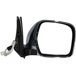 Side Mirror Toyota Land Cruiser Fj100 Manual Black 1998 - 2007 Lhs