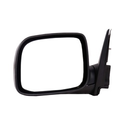 Isuzu Dmax Pick up 2005 Onwards Black Manual Side Mirror Lhs