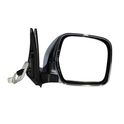 Side Mirror Prado 150 9Wires Power With Chrome Stripe P/White19-23 Rhs