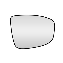 Mirror Glass Only  Mazda Cx5 W/ Heat 2013 - 2014 Lhs