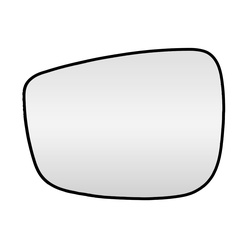 Mirror Glass Only  Mazda CX5 W/ Heat 2015 - 2016 Rhs