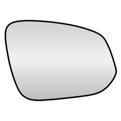 Mirror Glass Only  Toyota Rav4 W/ Heat 2014 - 2019 Lhs