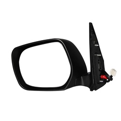 Side Mirror L/C FJ200 9 Wires Power+Fold+Lamp+Heat Black 2008 -13 Lhs