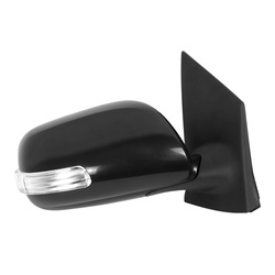 Side Mirror Toyota Belta 7 Wires Power+Fold+LED Black 2008 - 2013 Lhs