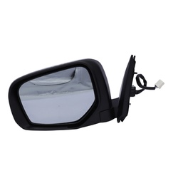 Side Mirror Mit Triton L200 7 Wires Power+Fold+Lamp Chrome 15 - 18 Lhs