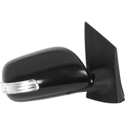 Side Mirror Toyota Belta 7 Wires Power+Fold+LED Black 2008 - 2013 Rhs