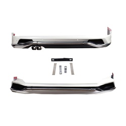 Front & Rear Bumper Lip Kit Lexus Lx570 2016 Onwards (Single Exhaust)