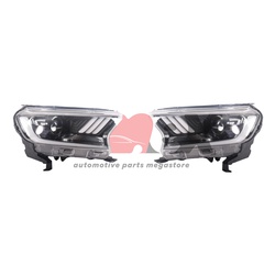 Head Lamp Set Ford Ranger T6 T7 2015 Onwards Mustag Type With LED