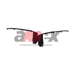 Front Bumper Garnish Upper Matt Black Mitsubishi L200 Triton 2019 Lhs