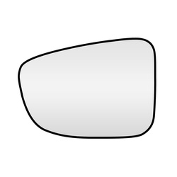 Mirror Glass Only  Mazda Axela W/ Heat 2014 - 2016 Rhs