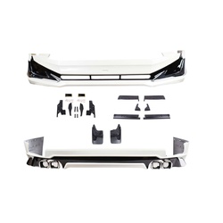 Bumper Lip Kit Set Toyota Prado Fj150 2018 Model Double Exhaust