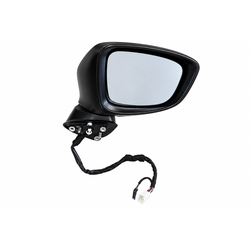 Side Mirror Mazda Atenza 9 Wires Pwr+Fold+Lamp+Heat White 14 - 16 Rhs
