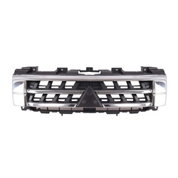 Front Grille Mitsubishi Pajero V80 V98 15-16 Model Black Chrome