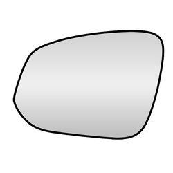 Mirror Glass Only  Toyota RAV4 W/ Heat 2014 - 2019 Rhs