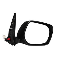 Side Mirror L/C FJ200 9 Wires Power+Fold+Lamp+Heat Black 2014 -18 Lhs