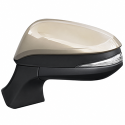 Side Mirror Harrier 17 Wires Pwr+Fold+Lamp+Heat+Cam+Mem White 2022 Rhs