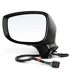 Side Mirror Mazda Axela 13Wires Pwr+Fold+Lamp+Heat+Mem+ White 2020 Lhs