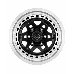 Rims 17 Inch Matt Black+Machine Lip ET0 H*PCD 6X139.7 CB 110.1