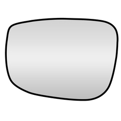 Mirror Glass Only Mazda Cx5 W/ Heat 2017 Onwards Lhs