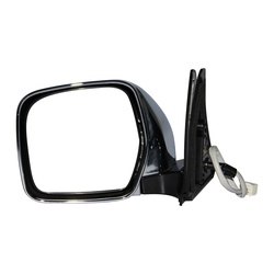 Side Mirror Toyota Land Cruiser FJ100 Manual Black 1998 - 2007 Rhs