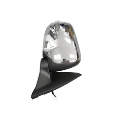 Side Mirror Mit Triton L200 7 Wires Power+Fold+Lamp Chrome 13 - 14 Lhs
