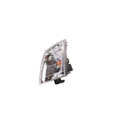 Speed Daddy Chrome Housing Clear Corner Headlights For 2016-2018 Nissan Sentra - Pair (OE Style, Halogen)