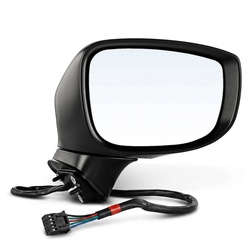 Side Mirror Mazda Axela 13Wires Pwr+Fold+Lamp+Heat+Mem+ White 2020 Rhs