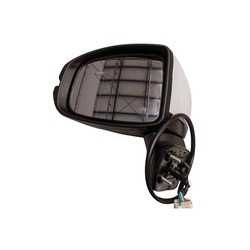 Side Mirror Honda Fit GK3/4 7Wires Power+Fold+Lamp White 2014 - 19 Lhs