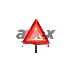 Safety Triangle Warning Sign with Stand Plastic Type