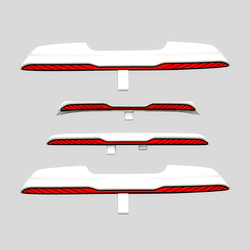 Rear Spoiler Toyota Land Cruiser FJ100 Full Running LED