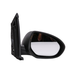 Side Mirror Mazda Demio DE 5 Wires Power+Fold Black 2007 - 2014 Rhs