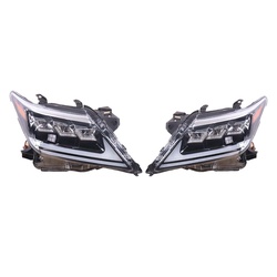 Head Lamp Set Lexus Lx570 2012 - 2015 DRL 3 Partition Style