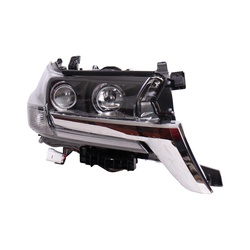 Head Lamp Toyota Land Cruiser FJ200 2016 Onwards Black/Chrome Rhs