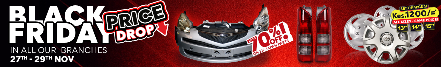 Biggest black Friday car spare parts sale in Kenya
