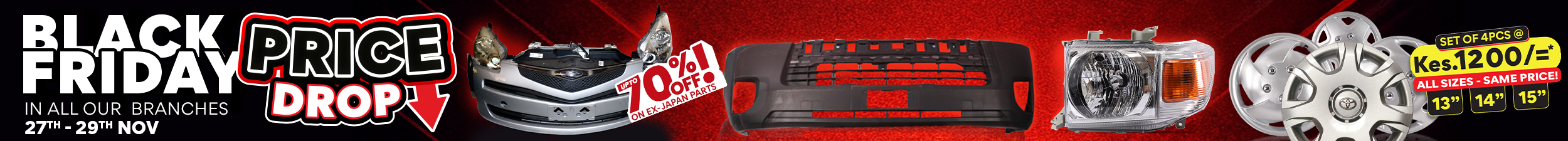 Biggest car parts Black Friday sale