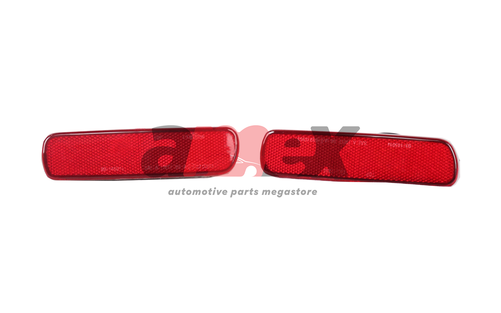A ABSOPRO Bumper Reflector No.5216452100 Rear Left Bumper Reflector Side Marker for Toyota Yaris 2012-2014 ABS Red, Reflectors - Canada