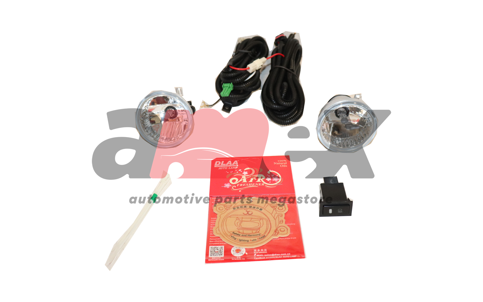 MIZIAUTO Pair LED Fog Lights For Toyota Prius 2004-2009 – 6000K Cold White, DOT/SAE