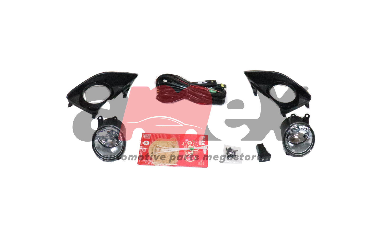 WFLNHB Front Fog Light Kit With Switch For Toyota Corolla 2005-2008 – Clear Lens, Left & Right, 9006 Bulbs Included