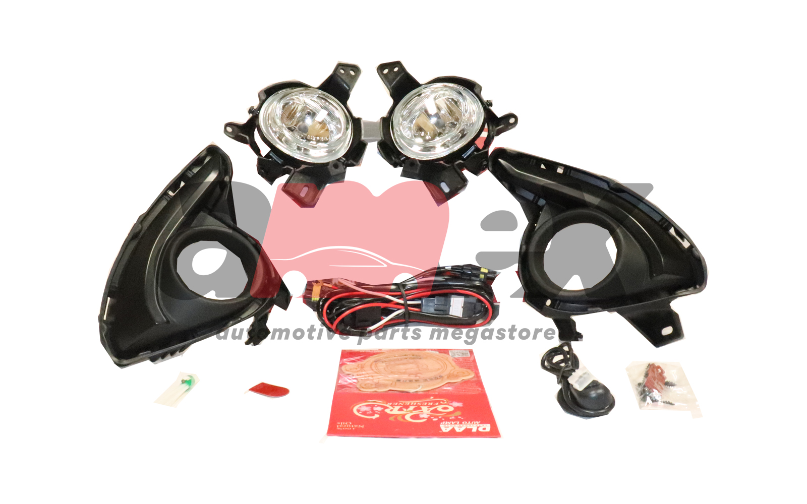 Full Set Bumper Fog Light Spot Driving Lamp Kit For Mazda 2 Demio 2007 - 2011 | UK